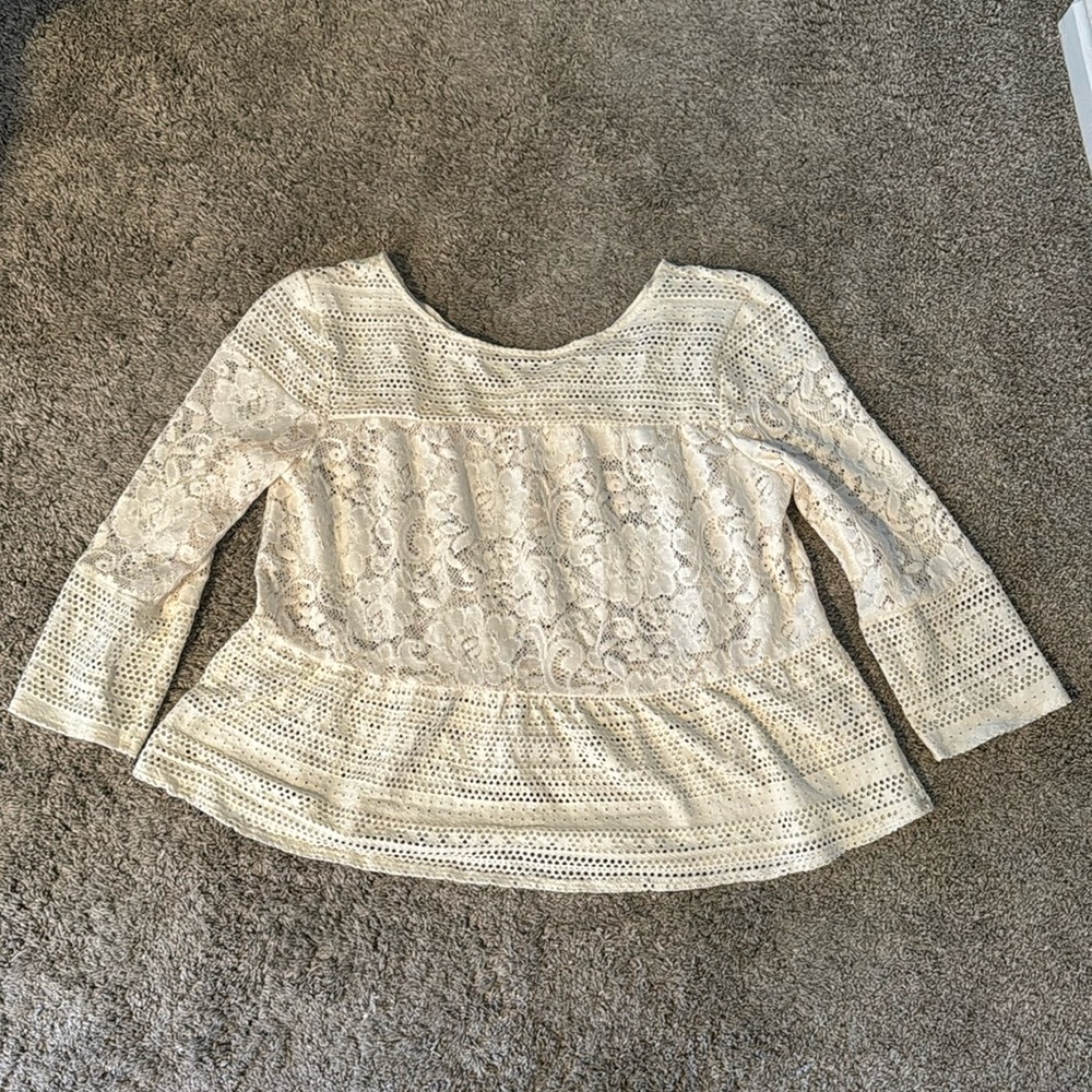 Meadow Rue Lace Shirt